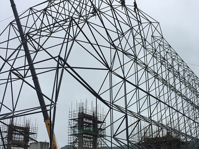 杭州螺栓球网架安装